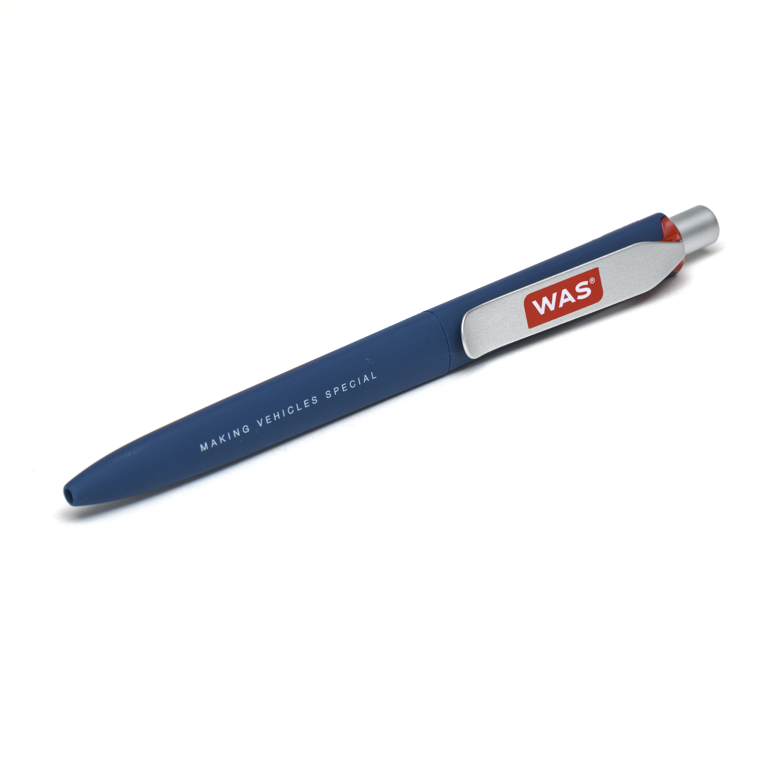 WAS prodir Kugelschreiber – Soft Touch & satiniertes Metall