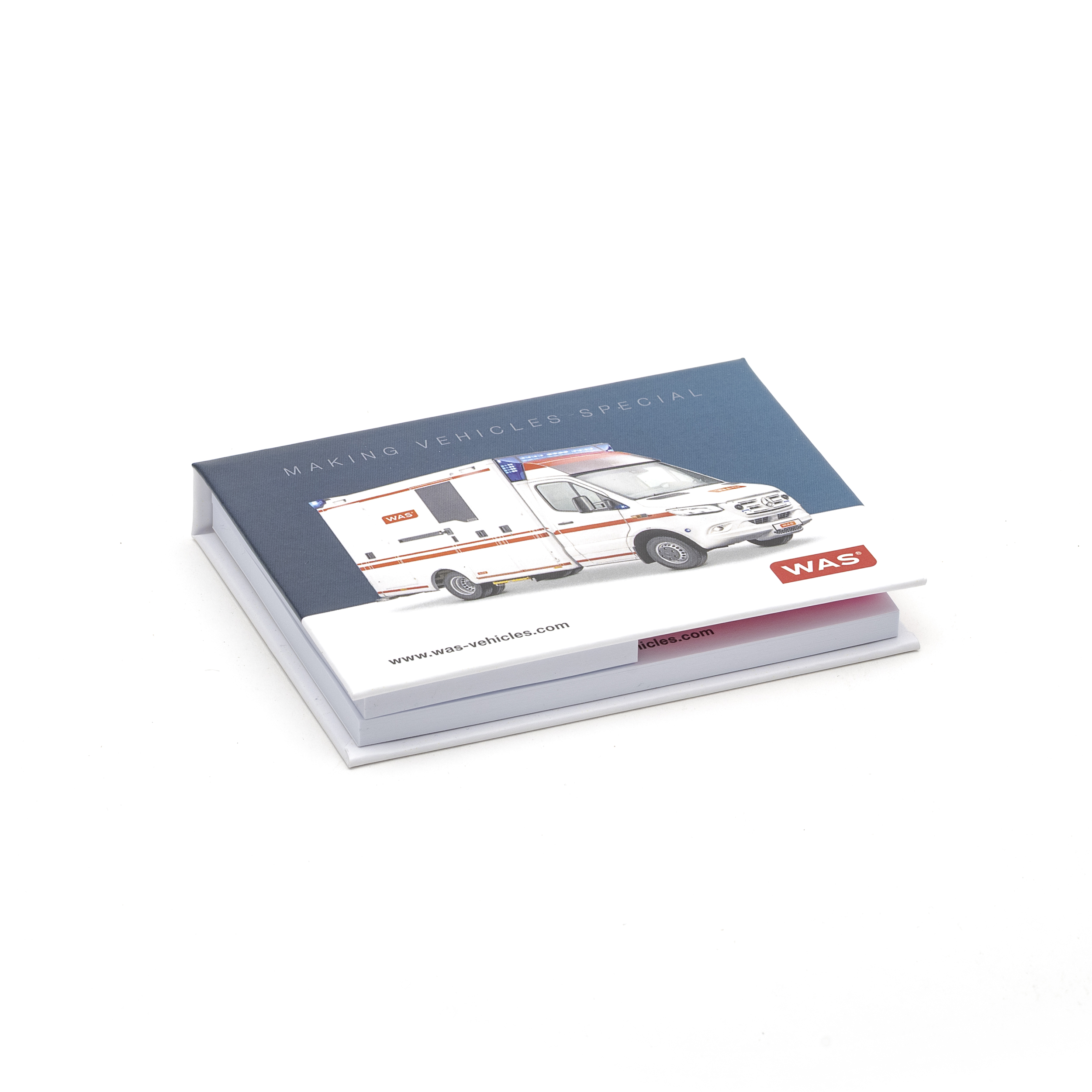 WAS Combi-Set Haftnotizen im Bookcover