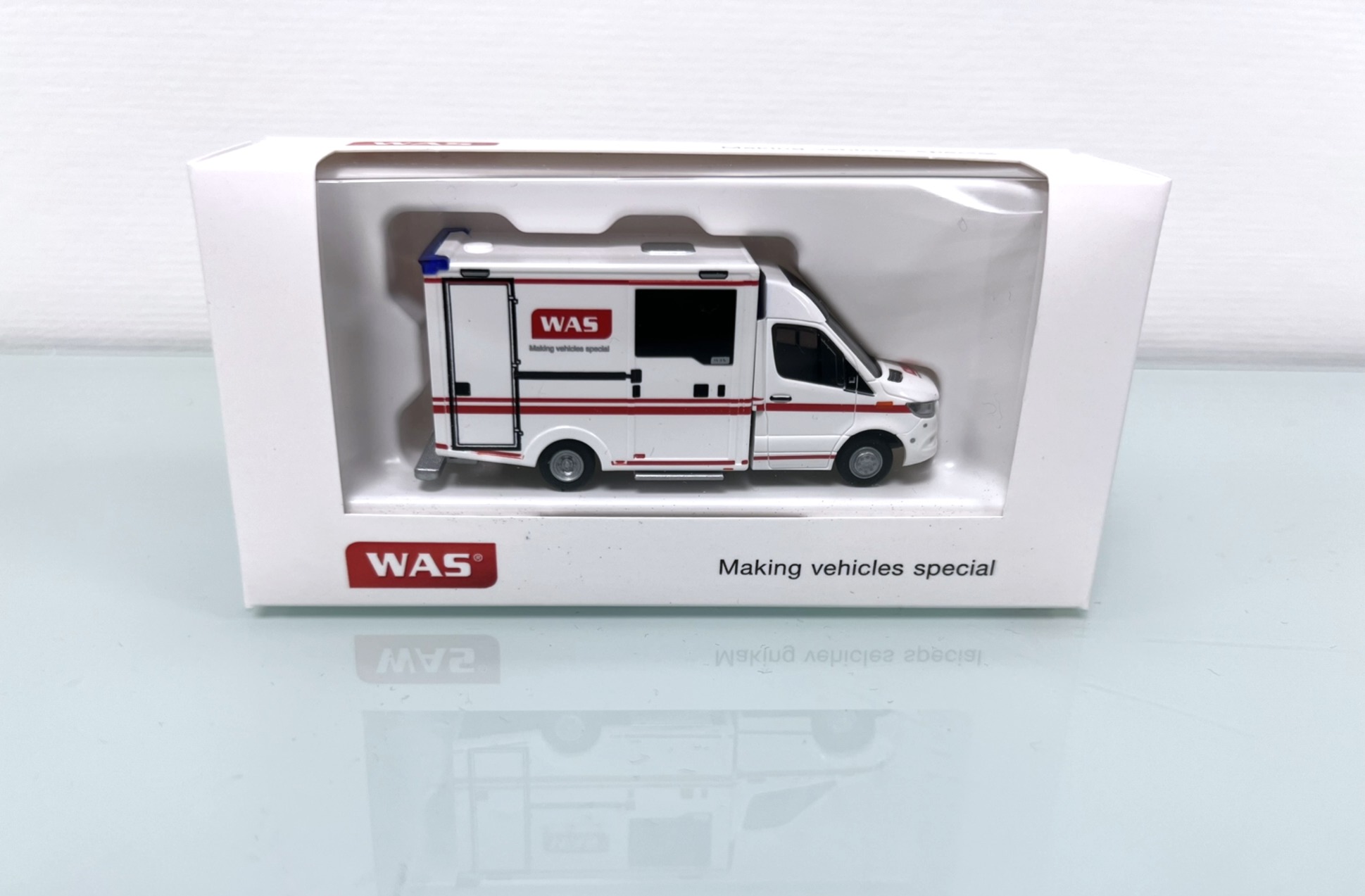 WAS Modellauto „RTW im WAS-Design“ (Maßstab 1:87)