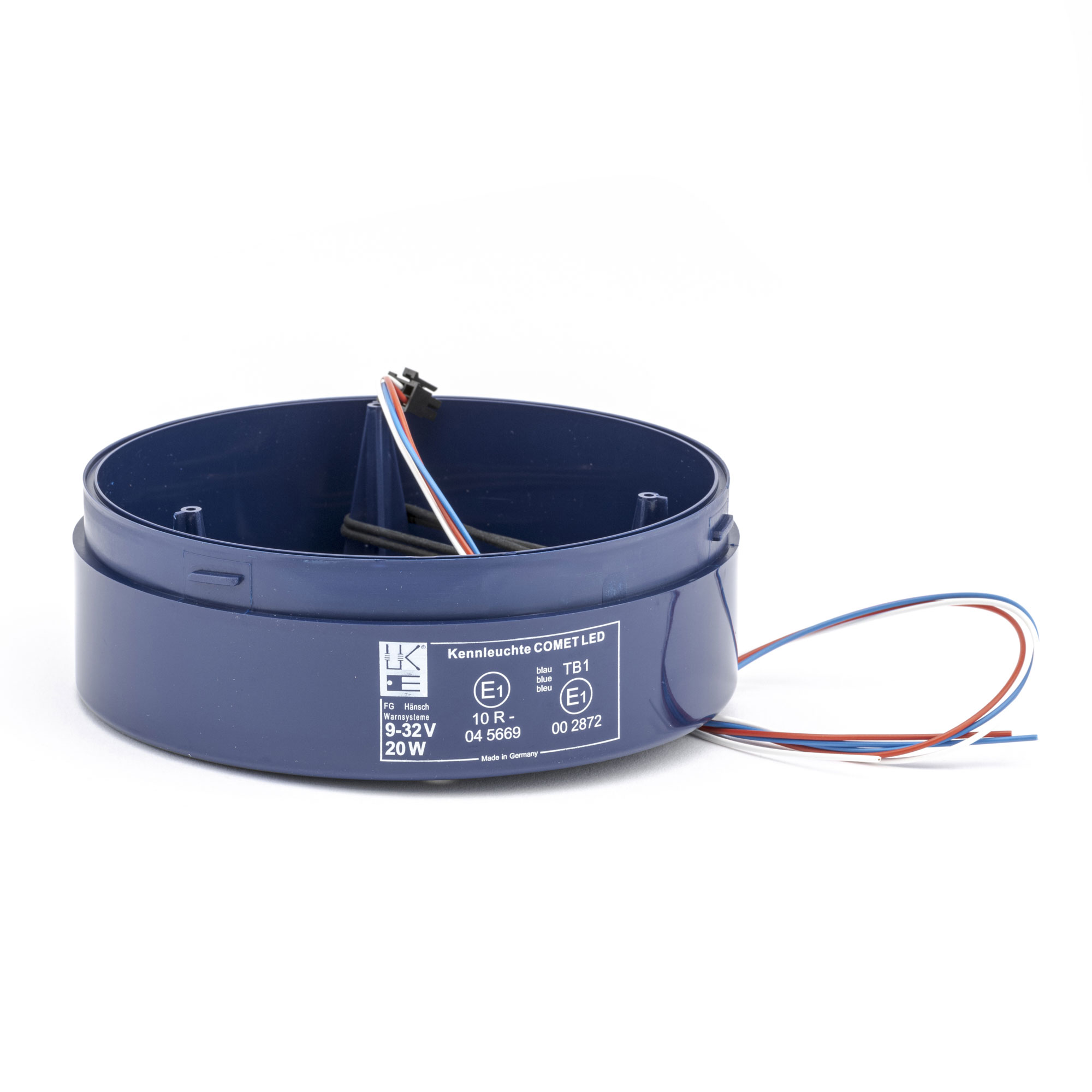 Dose blau für COMET LED Leuchte