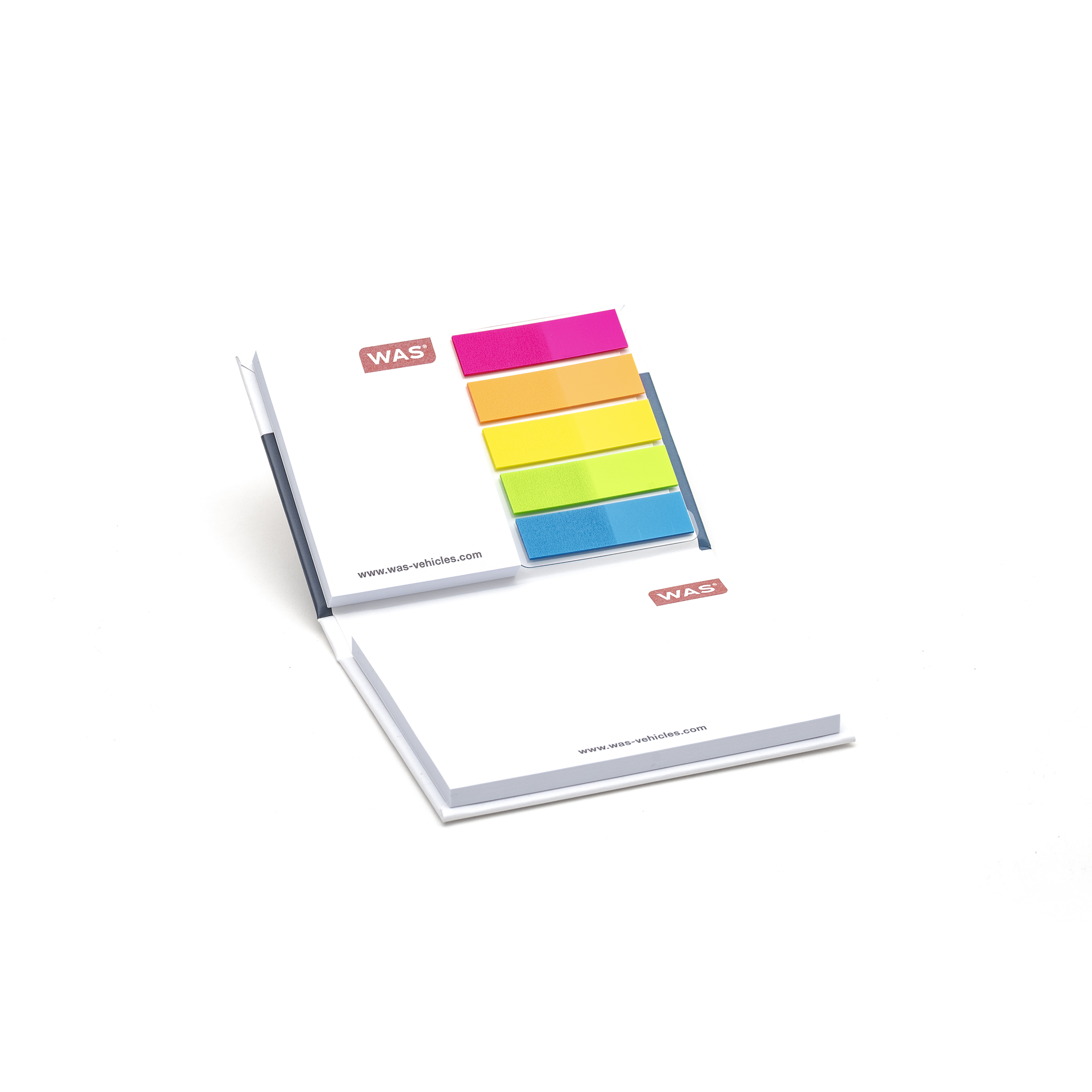 WAS Combi-Set Haftnotizen im Bookcover