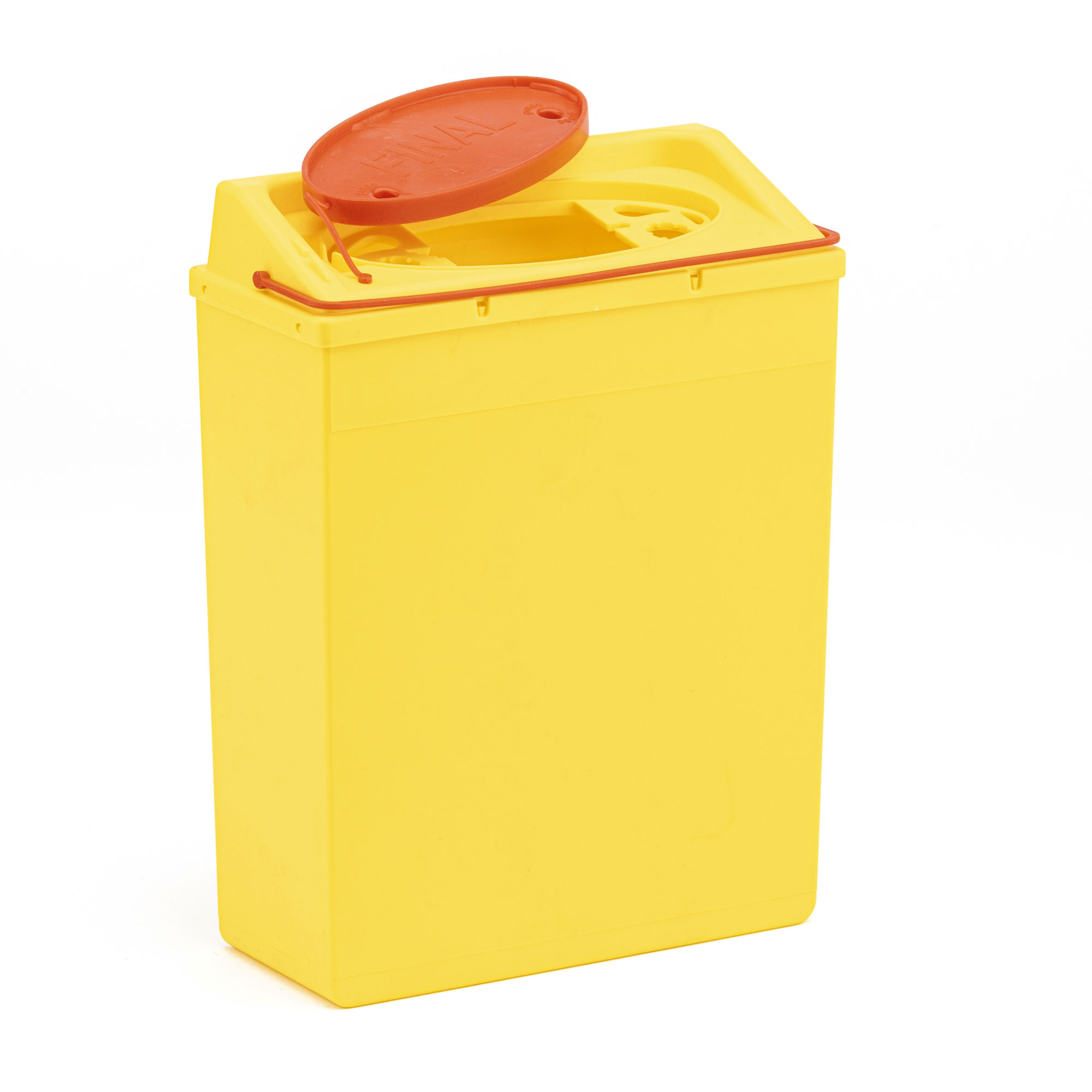 conteneur de déchets médicaux, angulaire